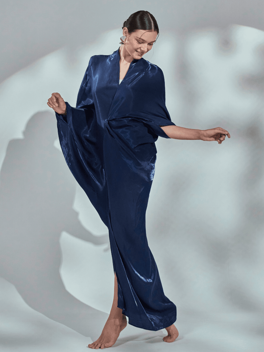 Xhenía in She's Azure Elegance